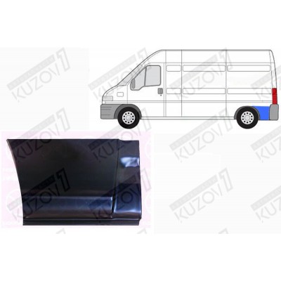 Крыло Заднее (левое) Klokkerholm для FIAT DUCATO 2002-2006 - фото